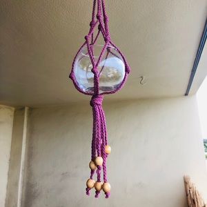 Macrame vase holders